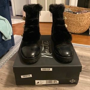Nanette Lepore Izzy Combat Boots
